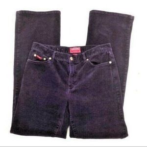 Chaps Purple Bootcut Corduroy Pants 6